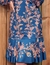 VESTIDO AZUL ESTAMPADO VIA TOLENTINO - comprar online