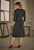 VESTIDO MIDI RESINADO VIA TOLENTINO - comprar online