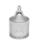 Bomboniere De Vidro Com Tampa 10x6cm - loja online
