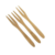 Garfos de Petisco Com 3 Unidades Clink em Bambu