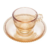 JOGO Xicara e Pires Café Cristal Pearl Âmbar 80ml - Wolff - comprar online