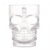 Caneca Chopp E Cerveja Vidro Caveira Rock Style Transparente 365 ML - Love Me Presentes