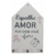 Porta chaves espalhe amor 12x20cm mdf
