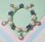 Pulseira Cristal - Conchas Mar - comprar online
