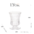 Taça Para Licor 55Ml De Vidro Alto Relevo - Lyor na internet