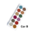 Paleta de Sombra Glitter 12 Cores - Vivai - loja online