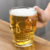 Caneca Chopp E Cerveja Vidro Caveira Rock Style Transparente 365 ML - comprar online