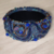 Bracelete Bordado Azul