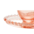 Kit Xícara e Pires 85ml Café Cristal Coração Rosa Pearl Wolff - Pequena - loja online