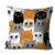 Capa Almofada Gatos Coloridos - comprar online