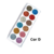 Paleta de Sombra Glitter 12 Cores - Vivai