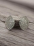 Brinco Folha Médio Inteiro Strass Prata - Love Me Presentes