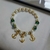Pulseira Cristal - Ancora Com Verde - comprar online