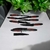 PUNHAL CABO VERMELHO E PRETO 11 CM - Love Me Presentes