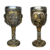 Taça de Vinho Guerreiro Medieval Dourada - Love Me Presentes