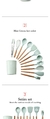 Utensílios de cozinha de silicone