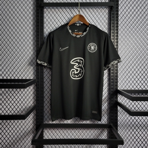 Camisa Nike Conceito Chelsea 2022/23 - Preto