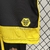 Imagem do Conjunto Infantil Adidas Zaragoza II 23/24 - Preto e Amarelo