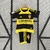 Conjunto Infantil Adidas Zaragoza II 23/24 - Preto e Amarelo