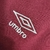 Camisa Umbro West Ham I 2022/23 - Vinho - loja online