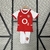 Conjunto Infantil Nike Arsenal I 2002/04 - Vermelho