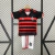 Conjunto Infantil Adidas Flamengo I 24/25 - Vermelho e Preto