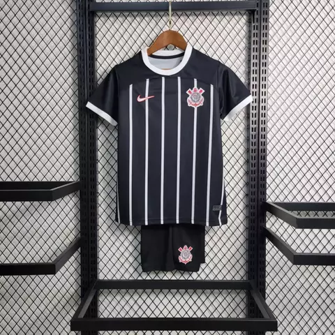 Conjunto Infantil Nike Corinthians II 2023/24 - Preto