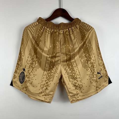 Shorts Puma AC Milan x Koche Goleiro 2022/23 - Dourado
