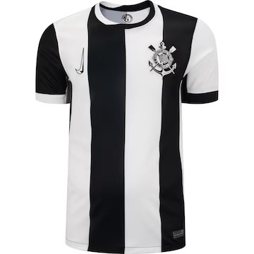 Camisa Nike Corinthians III 2024/25 - Preto e Branco
