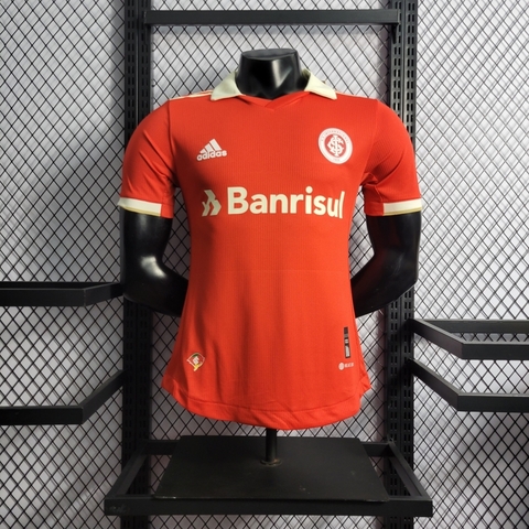 Camisa Adidas Versão Jogador S.C Internacional I 2022/23 - Vermelho