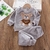 Imagem do Bebê recém-nascido roupas meninos 2023 outono bebê meninas roupas com capuz +