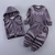 Bebê recém-nascido roupas meninos 2023 outono bebê meninas roupas com capuz + - Marca Leal 