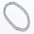 Cadena gruesa con diamantes acero inox