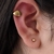 Arete clip piercing almeja