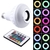 Foco con luz led colores de control - Yas Store