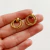 Aretes elegantes acero inox