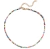Collar hecho a mano piedritas de colores