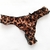 Tanguita económica transparente animal print