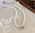 Collar de perlas moño coquette