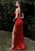 Vestido de fiesta elegante rojo