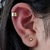 Arete clip piercing aro liso