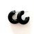 Aretes chunky de plástico