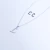 Imagen de collar con aretes de inicial acero inoxidable