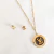 Juego collar con aretes Louis Vuitton acero inox