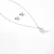 Imagen de collar con aretes de inicial acero inoxidable
