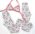 Dúo de pijamas Sanrio Algodón Hello Kitty (3 piezas) - comprar en línea