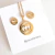 Juego collar con aretes Channel acero inox