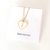 Imagen de Collar corazón inicial acero inoxidable