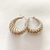 Aretes de croissant acero inoxidable - comprar en línea