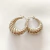 Aretes de croissant acero inoxidable - comprar en línea